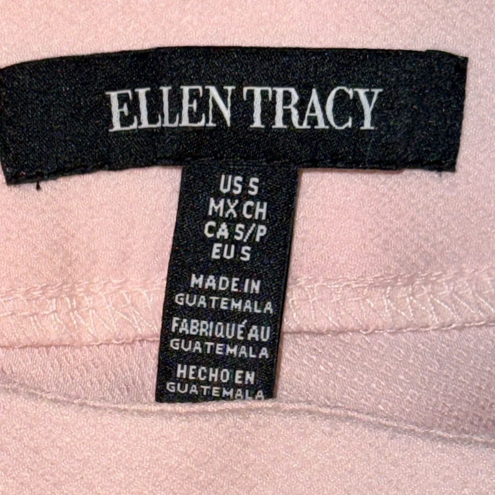 Ellen Tracy Women's Pink Slim Fit Ankle Pull On Dress Pants, Small - Picture 3 of 4